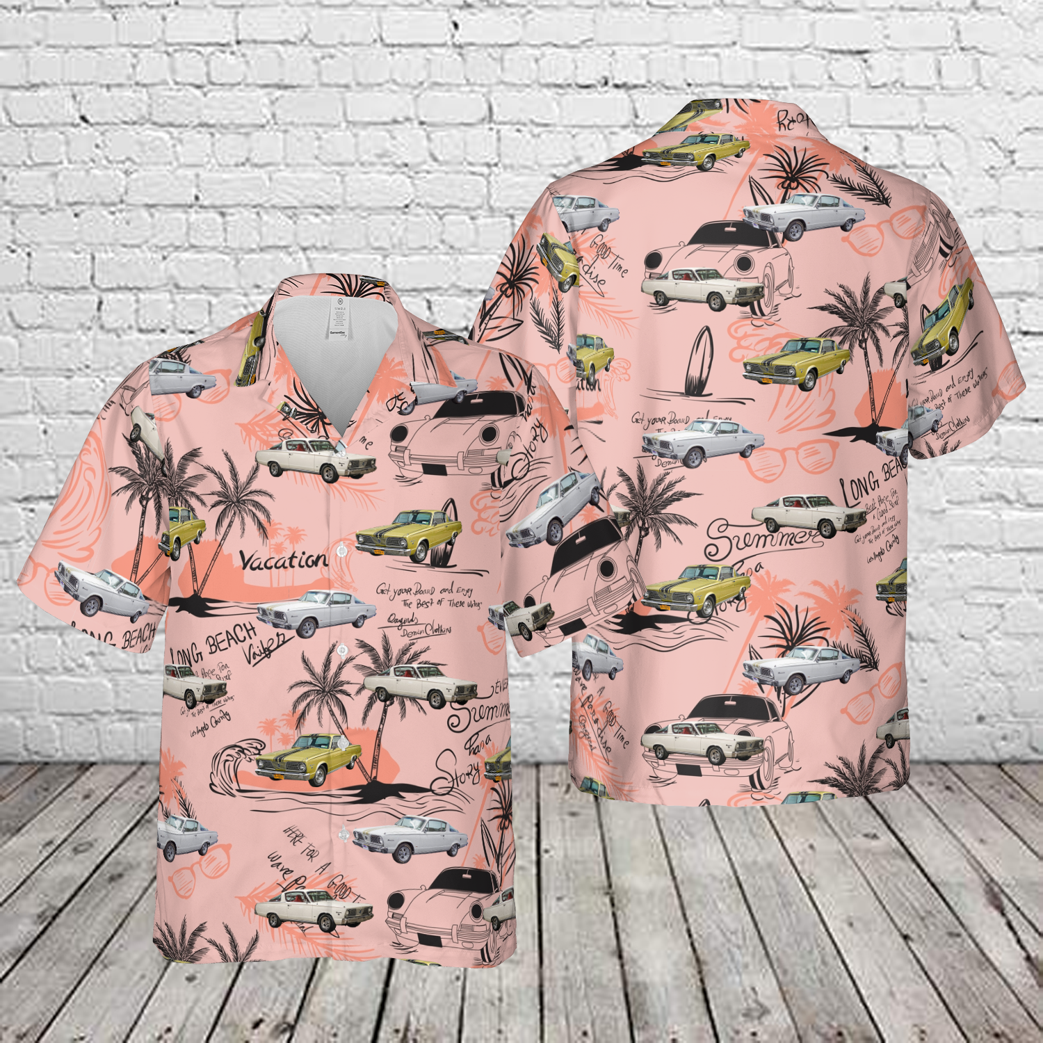 1966 Plymouth Barracuda Hawaiian Shirt