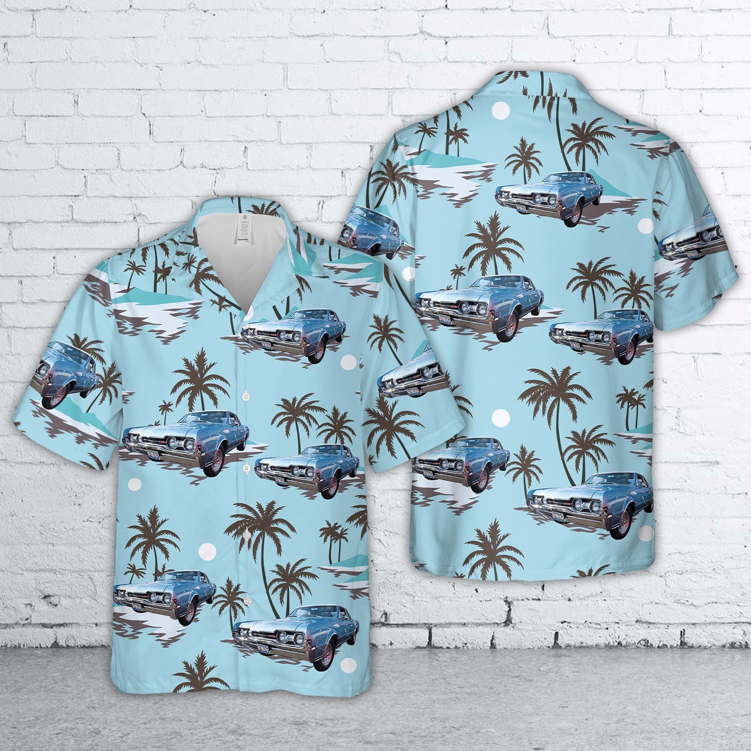 1967 Oldsmobile 442 Cutlass Supreme Sport Coupe Hawaiian Shirt