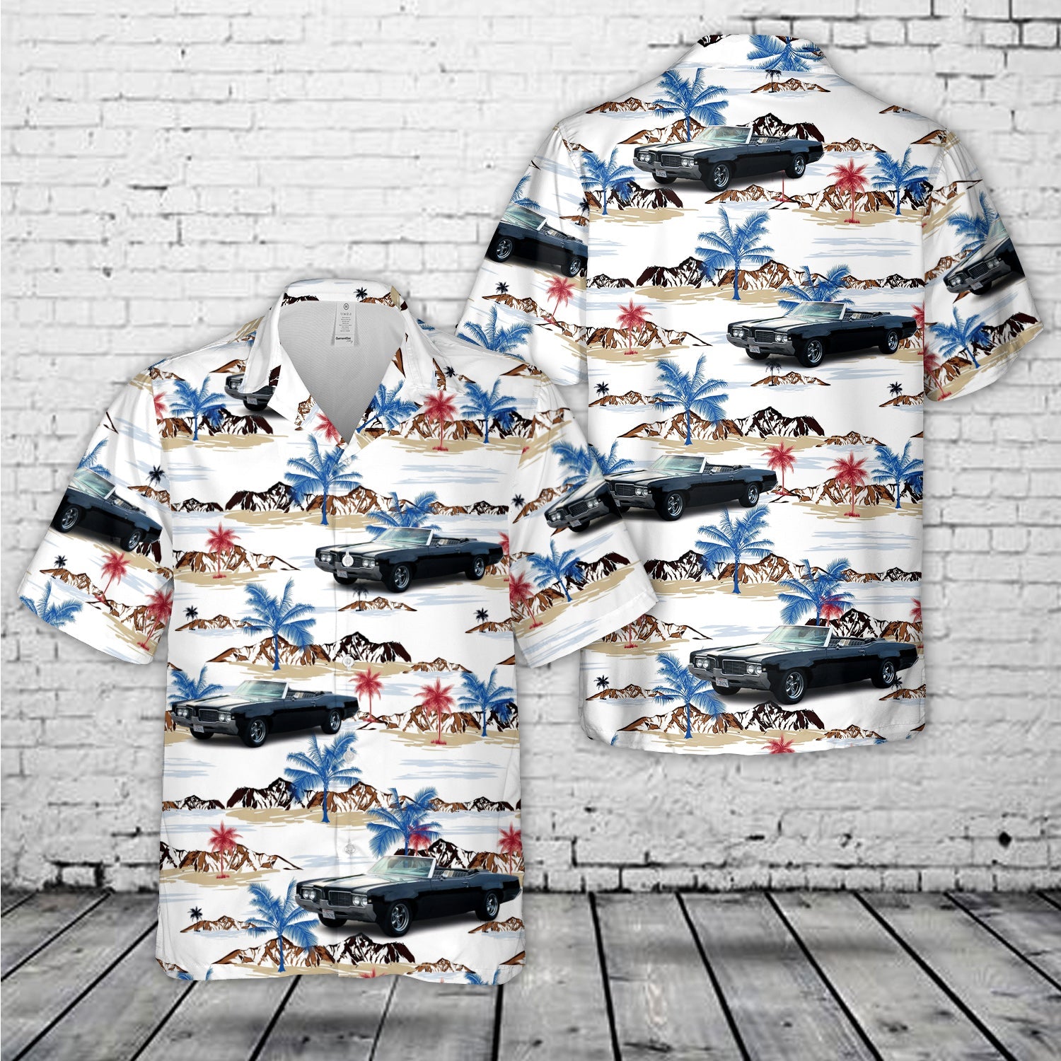 1969 Oldsmobile Delta 88 Convertible Hawaiian Shirt