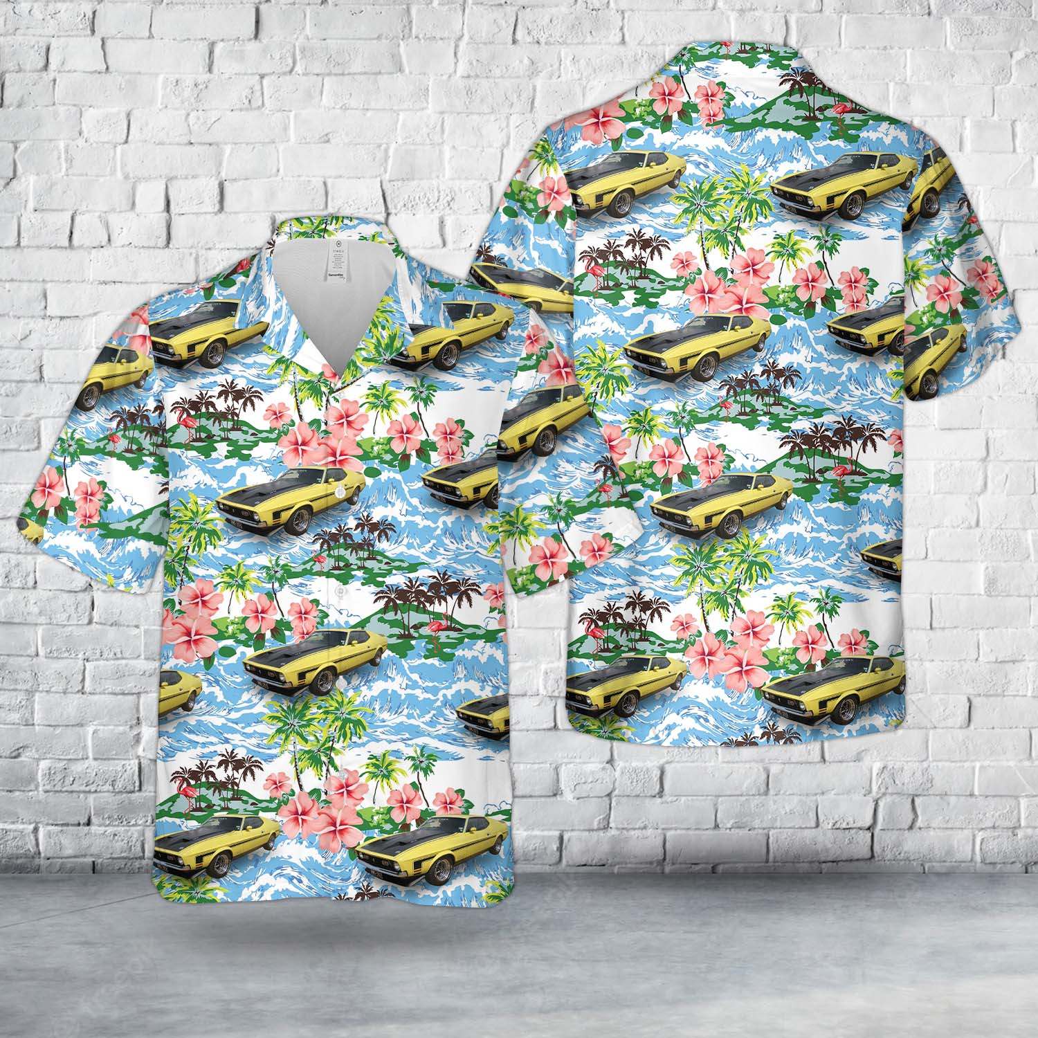 1971 Mustang Boss 351 Hawaiian Shirt
