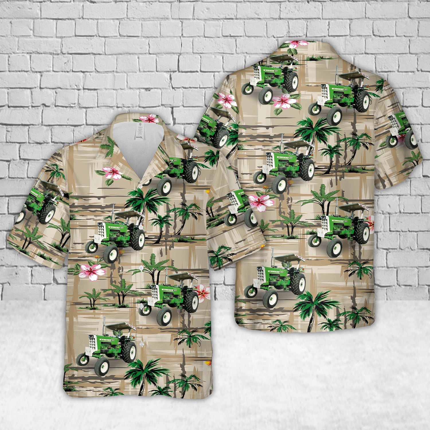 1974 OLIVER 1655 Tractors Hawaiian Shirt