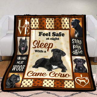 Cane Corso Dog Fleece Blanket MR0302 68O50