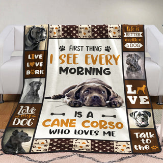 Cane Corso Dog Fleece Blanket MR0302 81O42