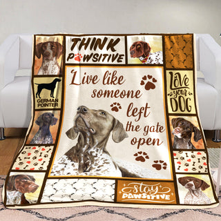 German Shorthaired Pointer Dog Fleece Blanket MR0403 70O31