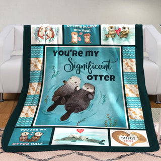 Otter Fleece Blanket JR1702 85O33