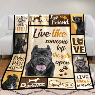 Cane Corso Dog Fleece Blanket MR0301 68O51