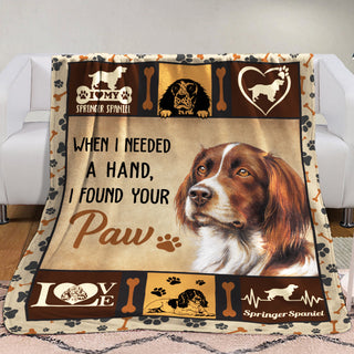 Springer Spaniel Dog Fleece Blanket MR0502 69O42