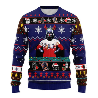 Trooper Da.rth Va.der Ugly Christmas Sweater For Men & Women Christmas Gift Sweater US3887