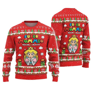 Sup.er Ma.rio Peach Princess Ugly Christmas Sweater For Men & Women Christmas Gift Sweater US4259