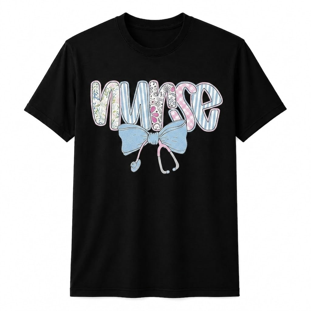 Personalized Patriotic Floral American Flag Shirt Custom 4th of July Unisex T-Shirt