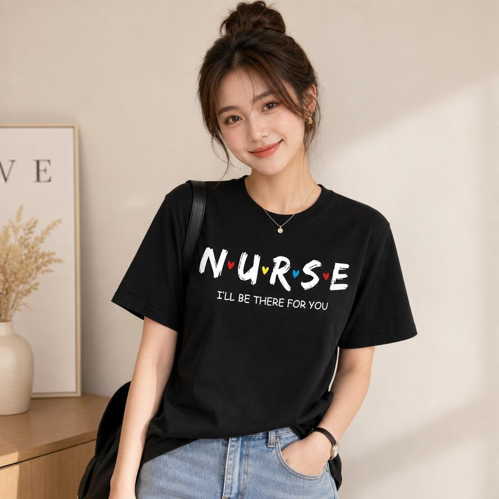 Custom I Will Be There for You Nurse Shirt Personalized RN Gift Unisex T-Shirt