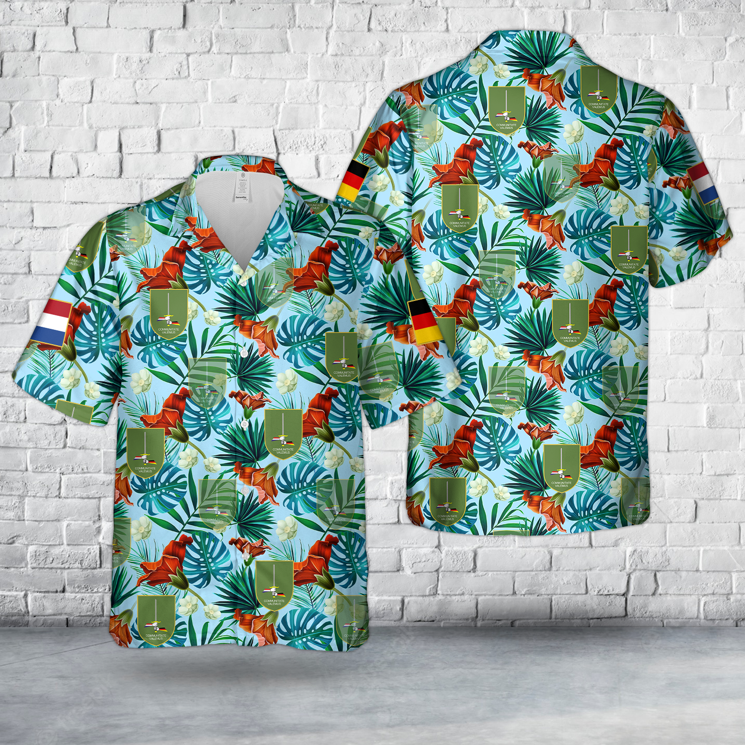 1 German-Netherlands Corps (1GNC) Hawaiian Shirt