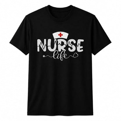 Personalized Nurse Life Shirt Custom RN Gift for Nurse Appreciation Unisex T-Shirt