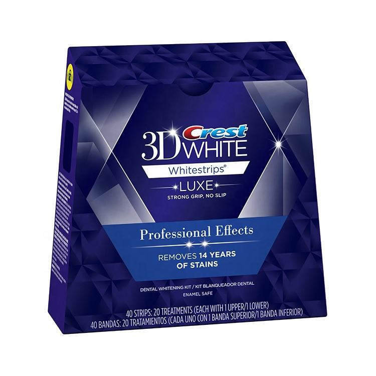 Crest 3D Whitestrips Professional Effects At-Home Teeth Whitening Kit – 40 Strips, 20 Treatments