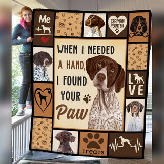 German Shorthaired Pointer Dog Fleece Blanket MR0402 81O56