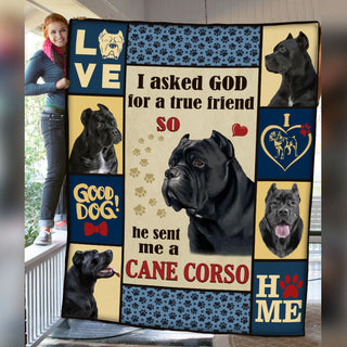 Cane Corso Dog Fleece Blanket MR0301 68O52