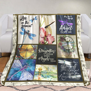 Dragonfly F2708 82O34 Fleece Blanket