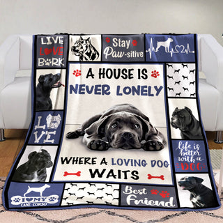 Cane Corso Dog Fleece Blanket MR0302 70O51