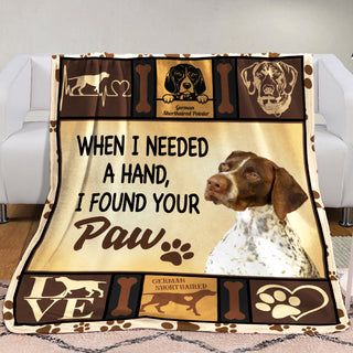 German Shorthaired Pointer Dog Fleece Blanket MR0402 68O31