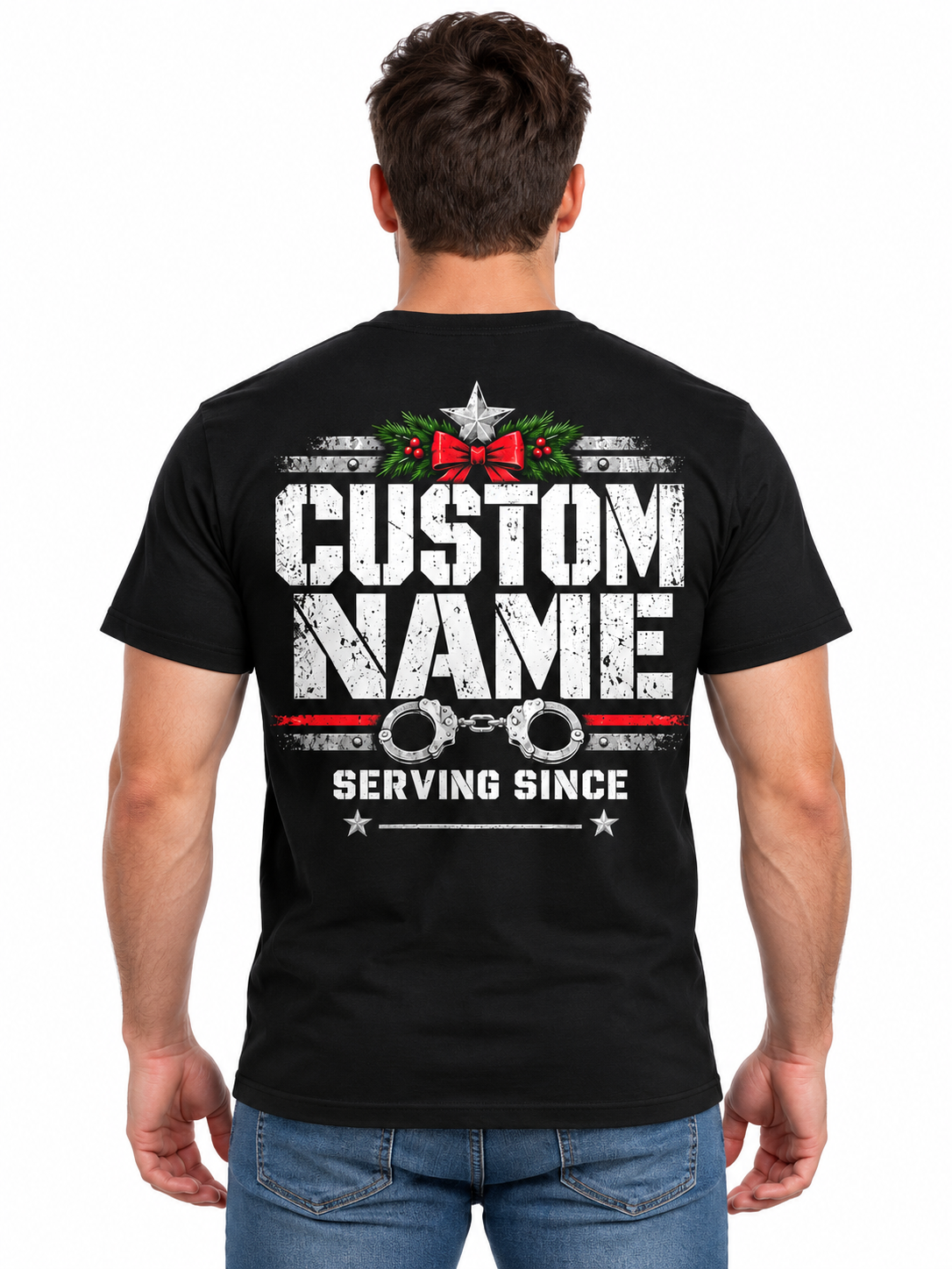 Correctional Officer Deck the Halls Check the Doors Christmas T Shirt