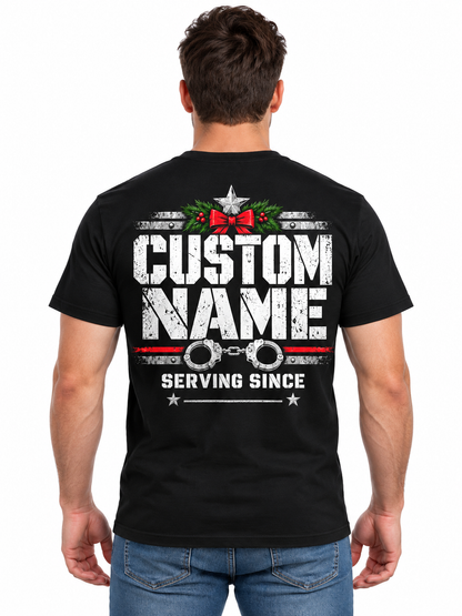 Correctional Officer Deck the Halls Check the Doors Christmas T Shirt