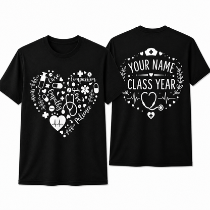 Personalized Nurse Loyal Shirt Custom Registered RN Nurse Life Gift Unisex T-Shirt