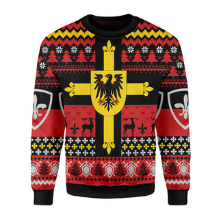 Teutonic Knights Christmas Ugly Christmas Sweater For Men & Women Christmas Gift Sweater PT2001