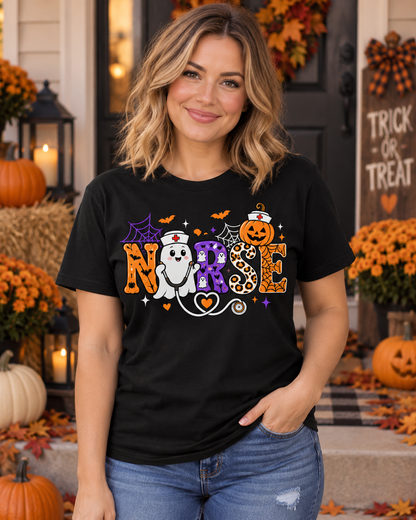 Personalized Halloween Nurse Custom Nurse Gift Fall Nursing Shirt