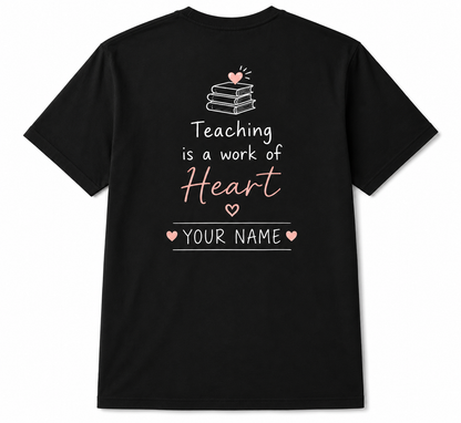 Personalized Be Kind Blessed Teacher Cute Inspirational Unisex T-Shirt