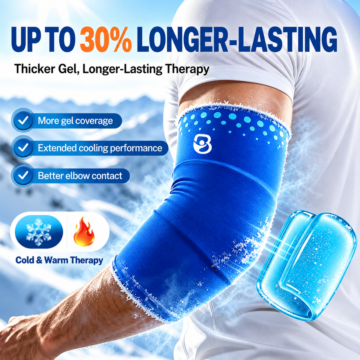 Bekind Elbow Ice Pack Wrap