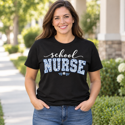 Personalized Custom School Nurse Appreciation Graduation Unisex T-Shirt