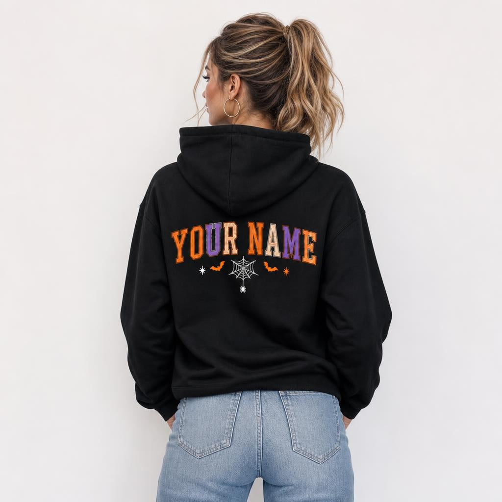 Custom Name Emergency Department Halloween Hoodie, Funny Nurse Boo Crew Gift