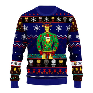 Avengers Team Superhero Ugly Christmas Sweater For Men & Women Christmas Gift Sweater US3897