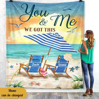 Personalized We Got This Fleece Blanket JN262 73O57