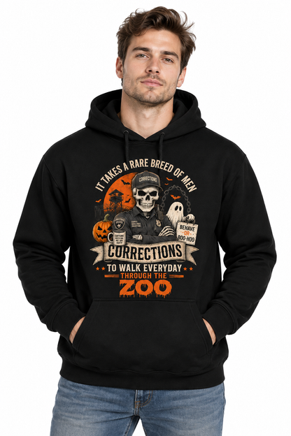 Personalized Gates of Hell Prison Guard Hoodie Correctional Officer Halloween Gift