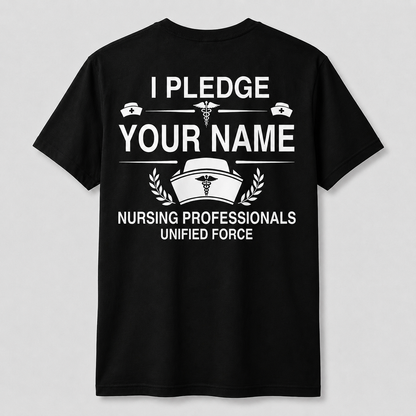 Personalized Resting Nurse Face Shirt Custom Funny RN Gift Unisex T-Shirt