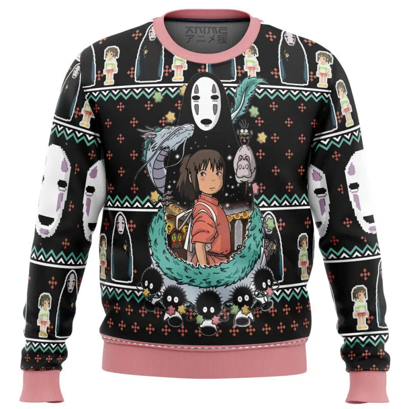 Spirited Away Ugly Christmas Sweater