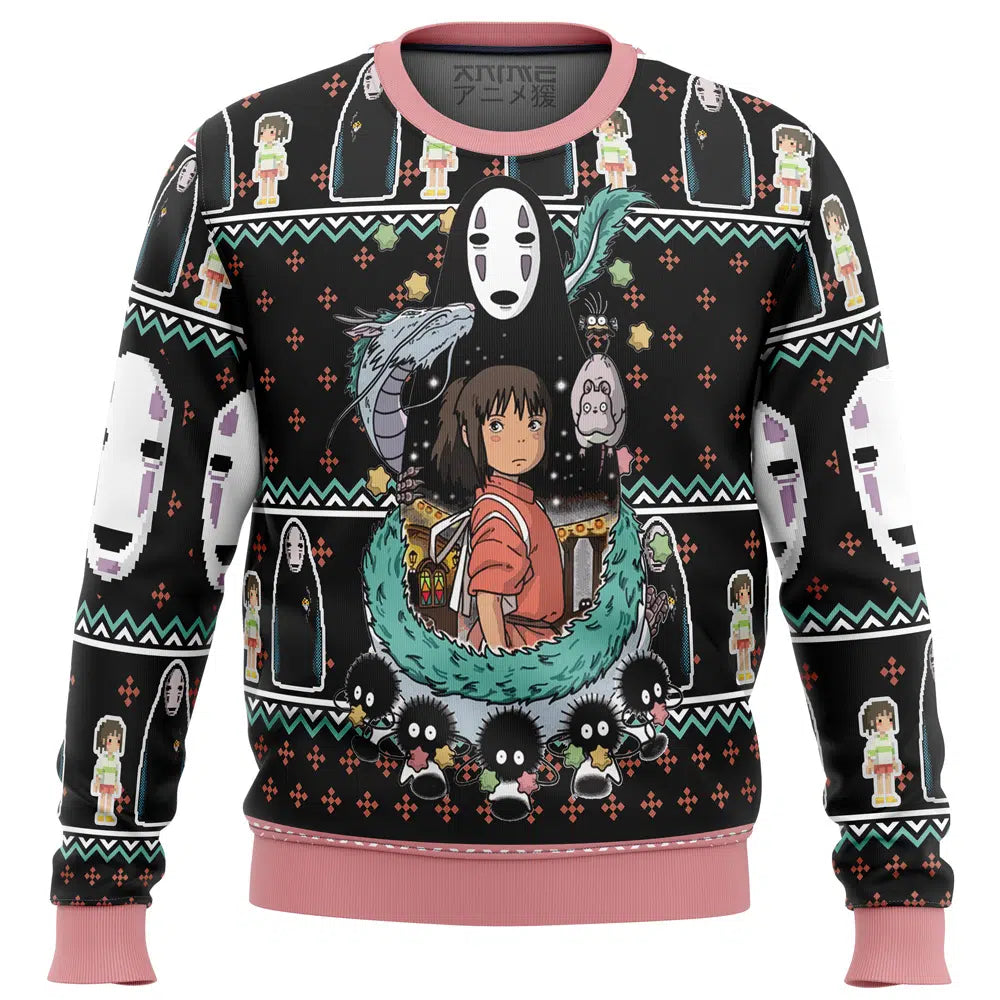 Spirited Away Ugly Christmas Sweater
