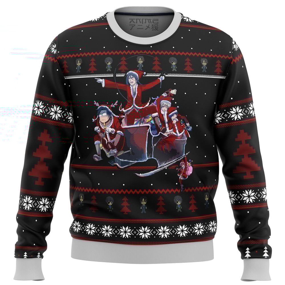 Black Butler Holiday Ugly Christmas Sweater