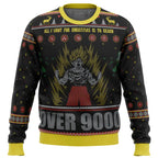 Dragon Ball Z Goku Over 9000 Ugly Christmas Sweater