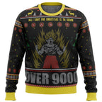 Dragon Ball Z Goku Over 9000 Ugly Christmas Sweater