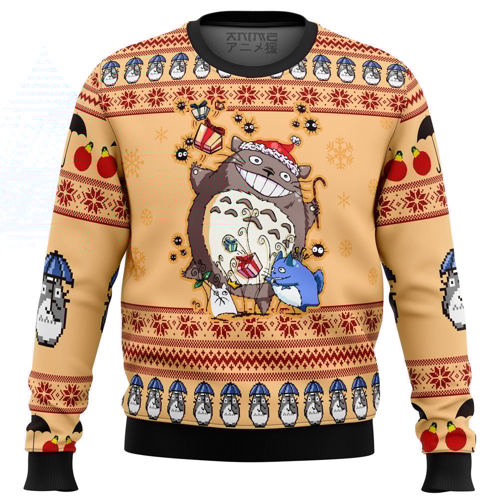 My Neighbor Totoro alt Ugly Christmas Sweater