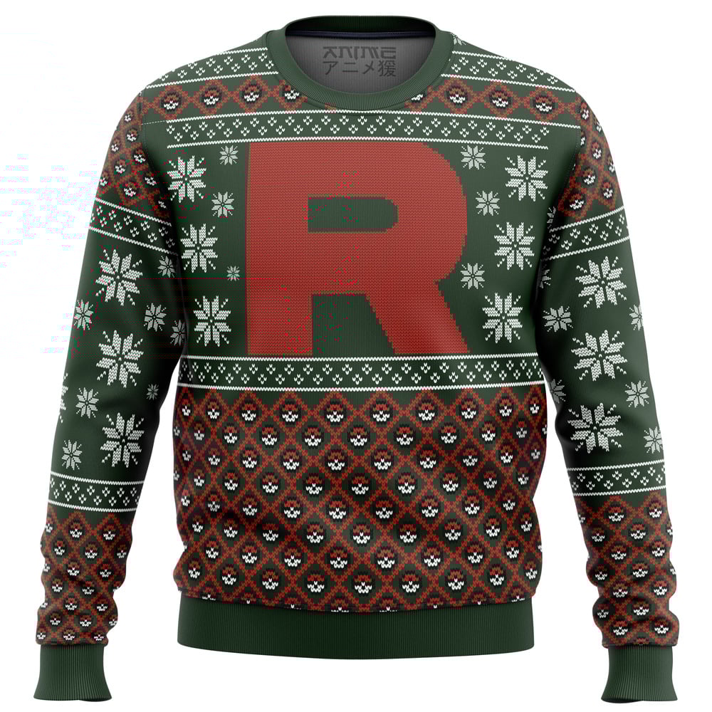 Pokemon Team Rocket Ugly Christmas Sweater