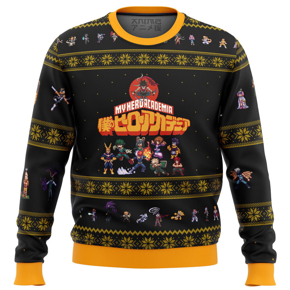 My Hero Academia Boku No Sprites Ugly Christmas Sweater