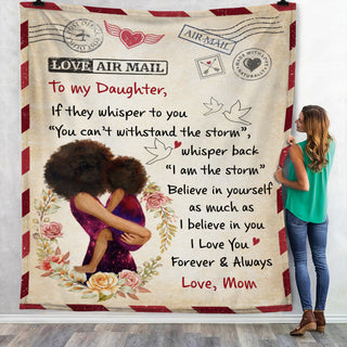 Personalized BWA Letter Fleece Blanket AG62 73O47