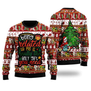 The Only Gift You Need Ugly Christmas Sweater For Men & Women Christmas Gift Sweater US1772