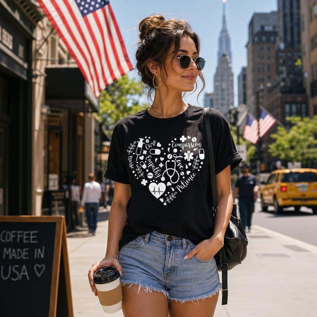 Personalized Nurse Loyal Shirt Custom Registered RN Nurse Life Gift Unisex T-Shirt