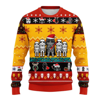 Team Star.wars Galaxy Christmas Party Ugly Christmas Sweater For Men & Women Christmas Gift Sweater US3889