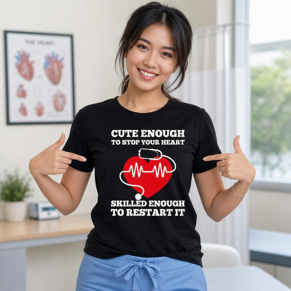 Custom Funny Nurse Shirt Personalized RN Gift Medical Humor Unisex T-Shirt