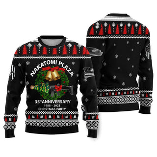 Warrior Nakatomi Plaza Ugly Christmas Sweater For Men & Women Christmas Gift Sweater US3782